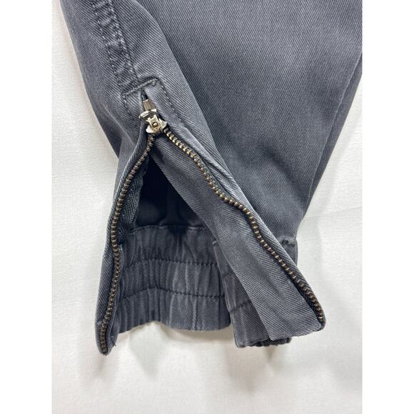 Spanx Women's Dark Gray Ankle Zip Cargo Jogger Pants - Size M (27x28.5) - Picture 2 of 6